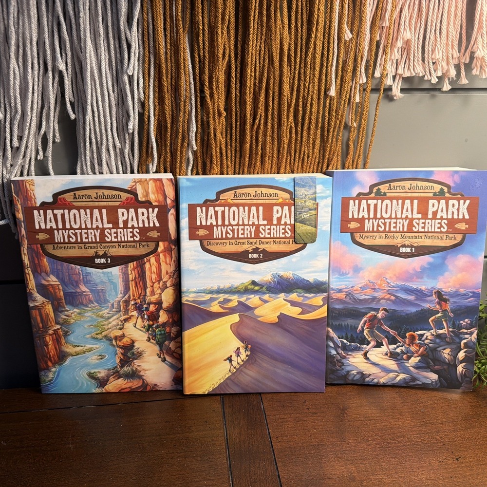 National Park Mystery Series Books 1-3 by Aaron Johnson Paperback 1 2 3